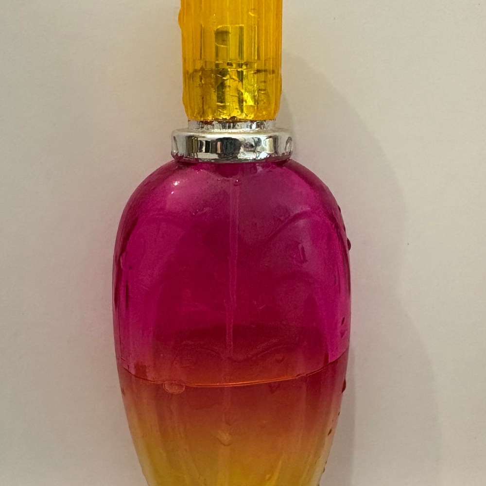 Escada vibrant Pink and Yellow Perfume Bottle